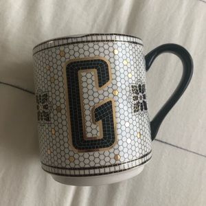 Anthropologie Bistro Mug: G